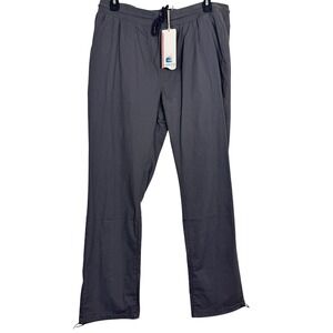 Laguna Mens Jogger Pants Gray Small Elastic Waist Bungee Hem NWT!